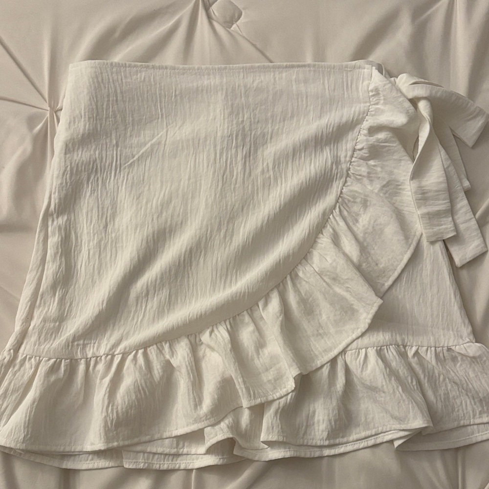 Pink Lily White Skirt